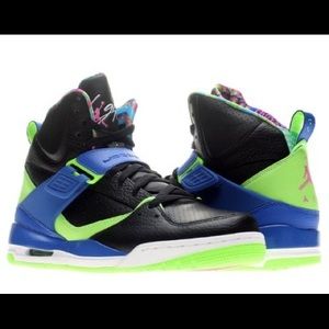 Jordan Mens Flight 45 High 616816 029 Bel Air Pink Blue Black Green Nike